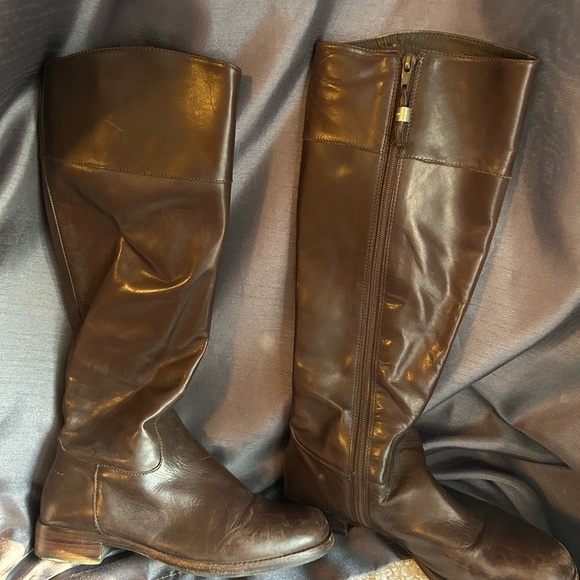 Brown Leather Riding Boots - Picture 1 of 6